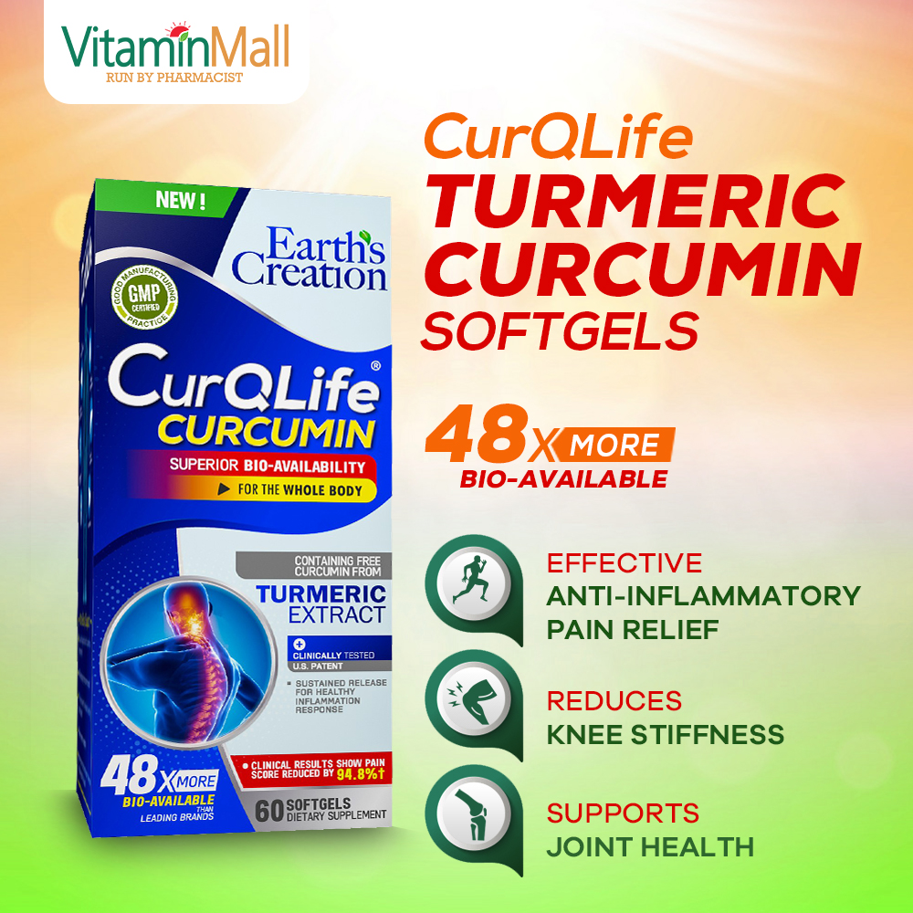 CurQlife Curcumin Supplement Turmeric Supplement Singapore VitaminMall
